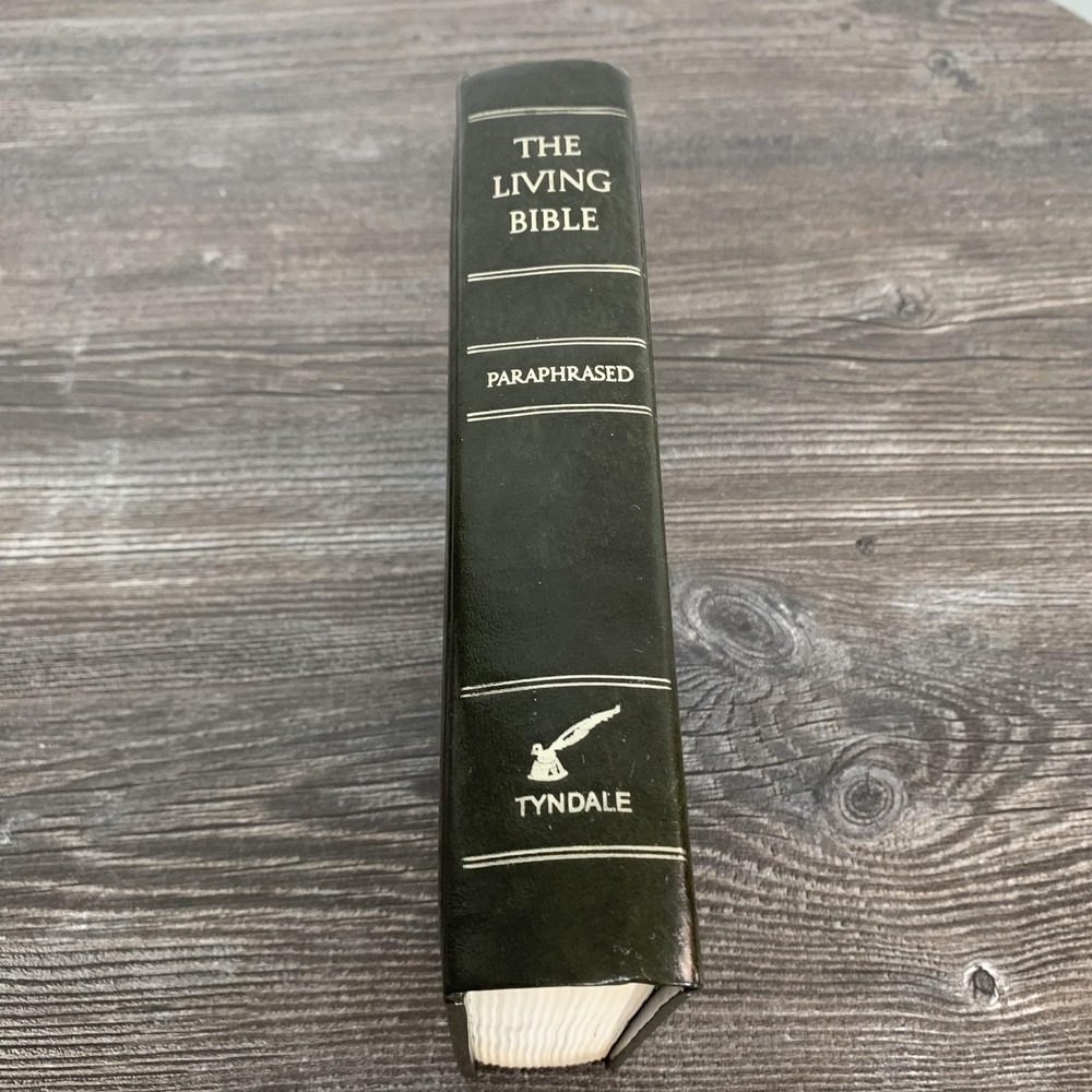 The Living Bible Paraphrased 1973 Tyndale Hardcover Christian Study Book - Picture 2 of 9